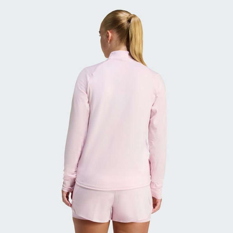 adidas adidas adi365 Iconic Running Pullover mit... Langarmshirt Damen - Clear Pink - 1 | SportScheck