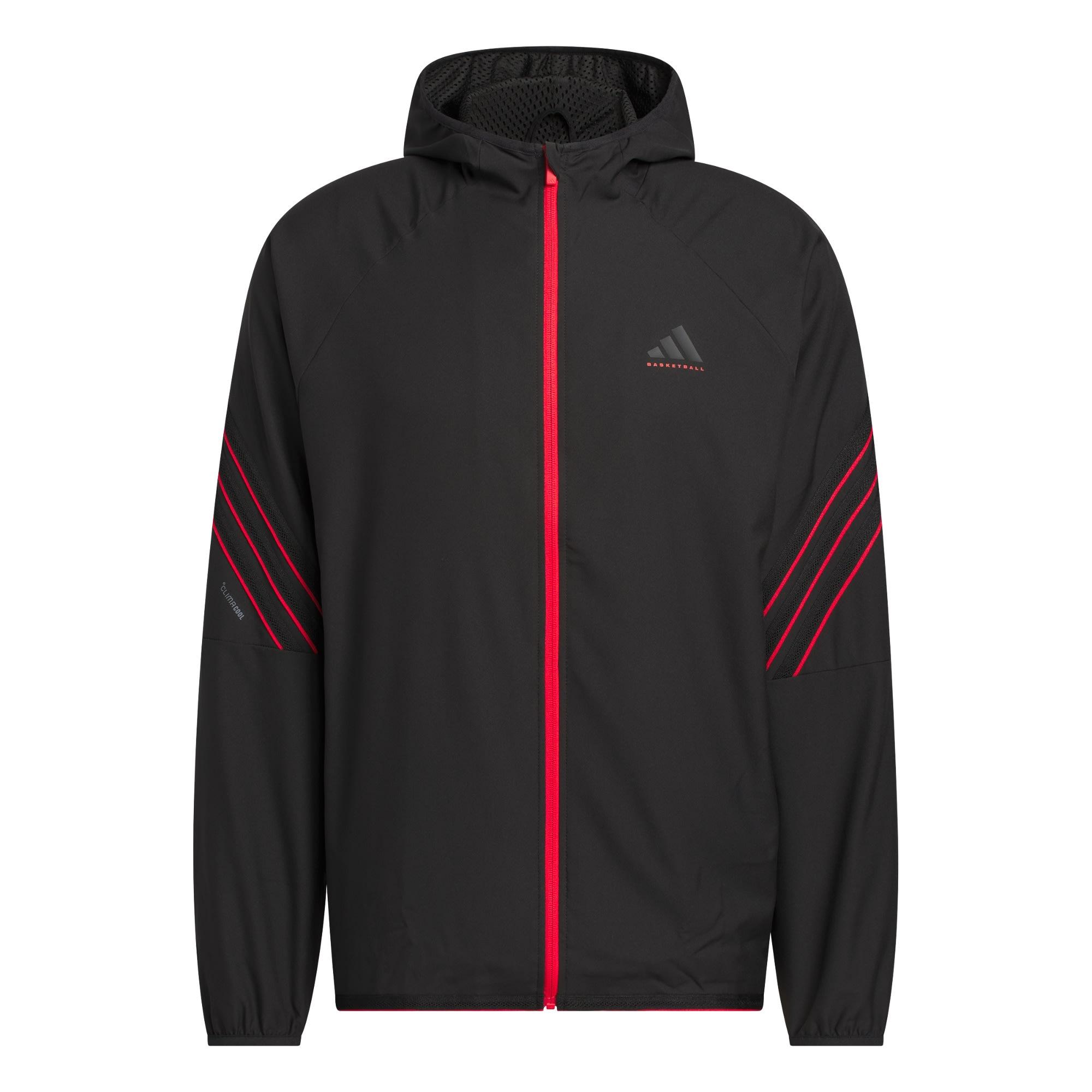 adidas adidas Crazy Lite Jacke Trainingsjacke Herren - Black / Pure Ruby