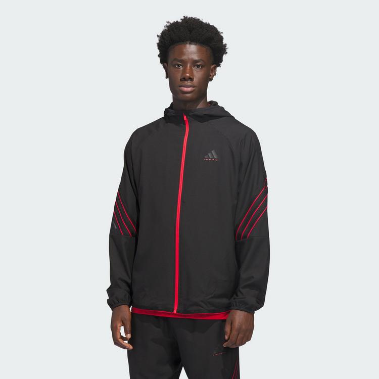 adidas adidas adidas Crazy Lite Jacke Trainingsjacke Herren - Black / Pure Ruby - 0 | SportScheck