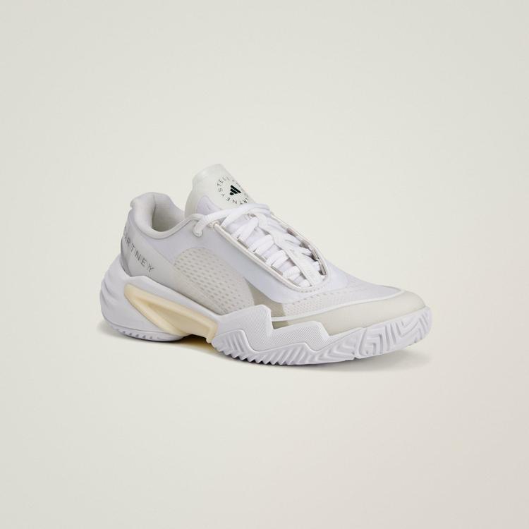 adidas adidas adidas by Stella McCartney Barricade Fitnessschuhe Damen - Cloud White / Almond Milk-Smc / Willow Grey - 3 | SportScheck