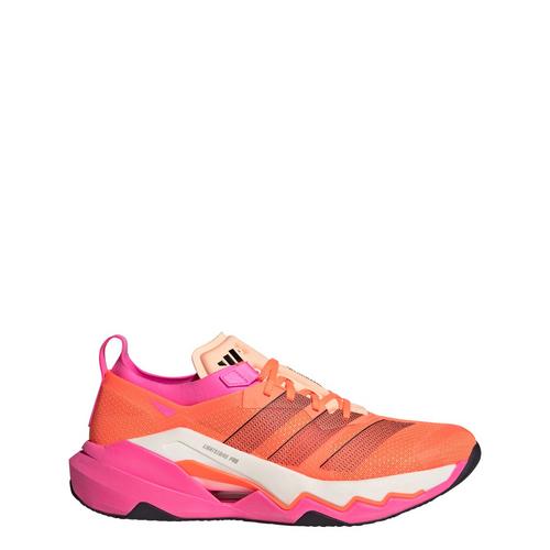 Rückansicht von adidas Rapidmove Pro Trainingsschuhe Fitnessschuhe Herren Lucid Orange / Core Black / Lucid Pink
