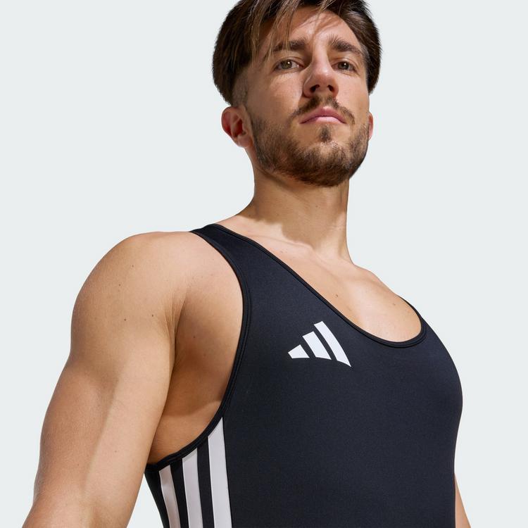 adidas adidas Powerlift Weightlifting Einteiler Bodysuit Herren - Black - 0 | SportScheck