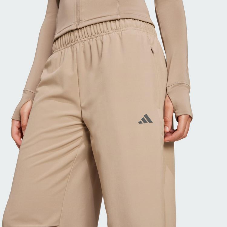 adidas adidas Workout Essentials Gewebte Trainingshose Funktionshose Damen - Chalky Brown - 0 | SportScheck