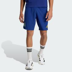 Rückansicht von adidas Italien Tiro Reiseshorts Fußballshorts Herren Victory Blue