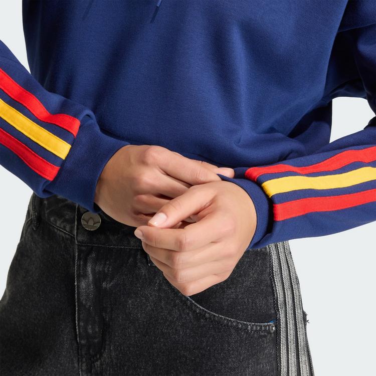 adidas adidas Spanien DNA Hoodie Hoodie Damen - Dark Blue - 1 | SportScheck