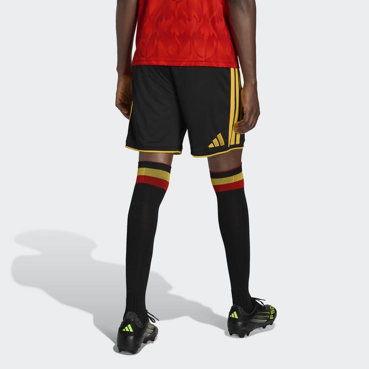 adidas adidas Shorts Belgium 26 Home Fu&szlig;ballshorts Herren - Black / Bold Gold - 2 | SportScheck