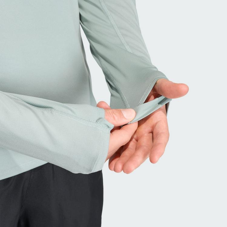 adidas adidas adi365 Iconic 1/2 Zip Top Funktionsshirt Herren - Wonder Sage - 0 | SportScheck