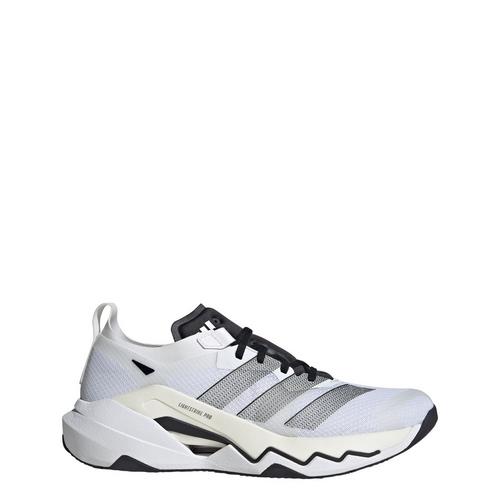 Rückansicht von adidas Rapidmove Pro Trainingsschuhe Fitnessschuhe Herren Cloud White / Core Black / Cloud White