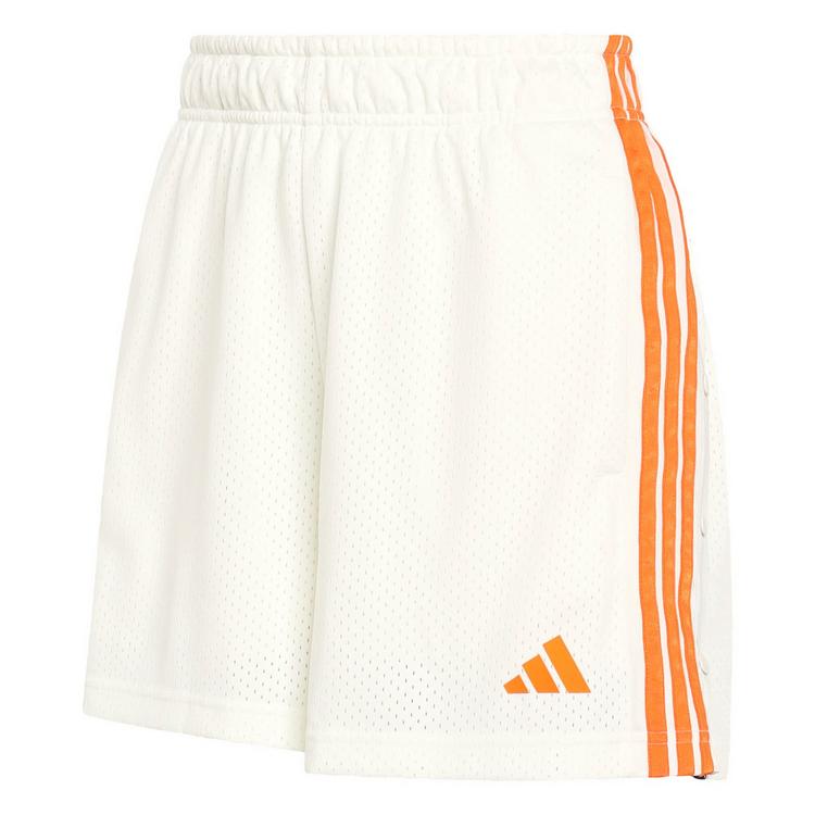 adidas adidas STADIUM MESH SHORTS Funktionsshorts Damen - Off White / Pure Orange - 0 | SportScheck