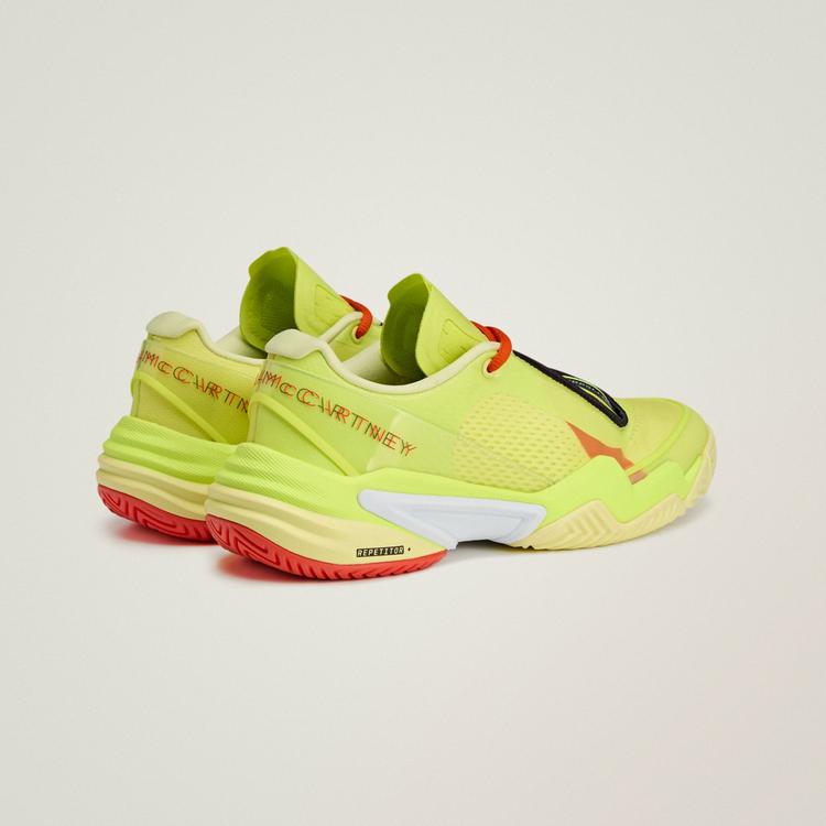 adidas adidas adidas by Stella McCartney Barricade Fitnessschuhe Damen - Bahia Glow / Ice Yellow / Collegiate Orange - 4 | SportScheck