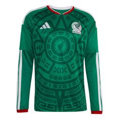 adidas Mexiko 26 Langärmeliges Heimtrikot Fußballtrikot Herren Bold Green