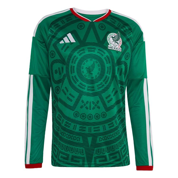 adidas adidas Mexiko 26 Lang&auml;rmeliges Heimtrikot Trikot Herren - Bold Green - 0 | SportScheck