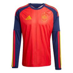 adidas Spanien 26 Langärmeliges Heimtrikot Fußballtrikot Herren Vivid Red