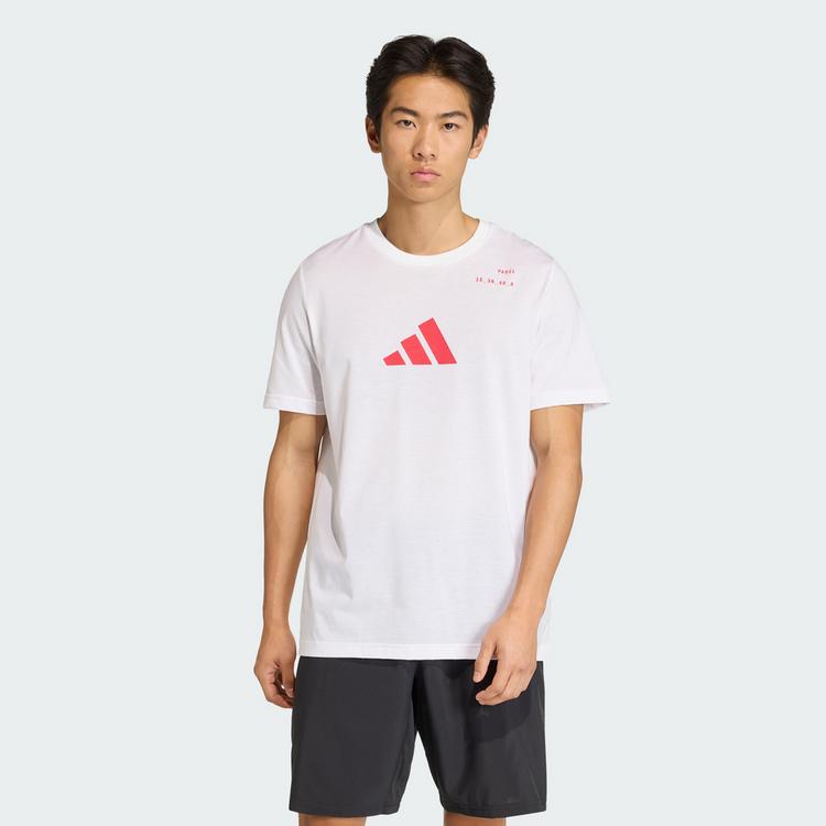 adidas adidas Padel Category Graphic T-Shirt T-Shirt Herren - White - 0 | SportScheck