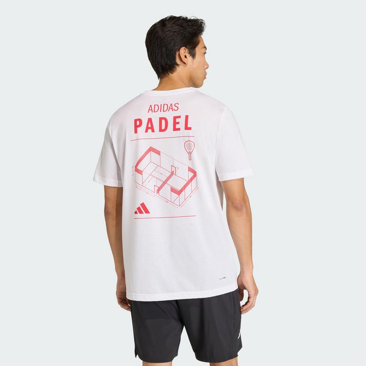 adidas adidas Padel Category Graphic T-Shirt T-Shirt Herren - White - 1 | SportScheck
