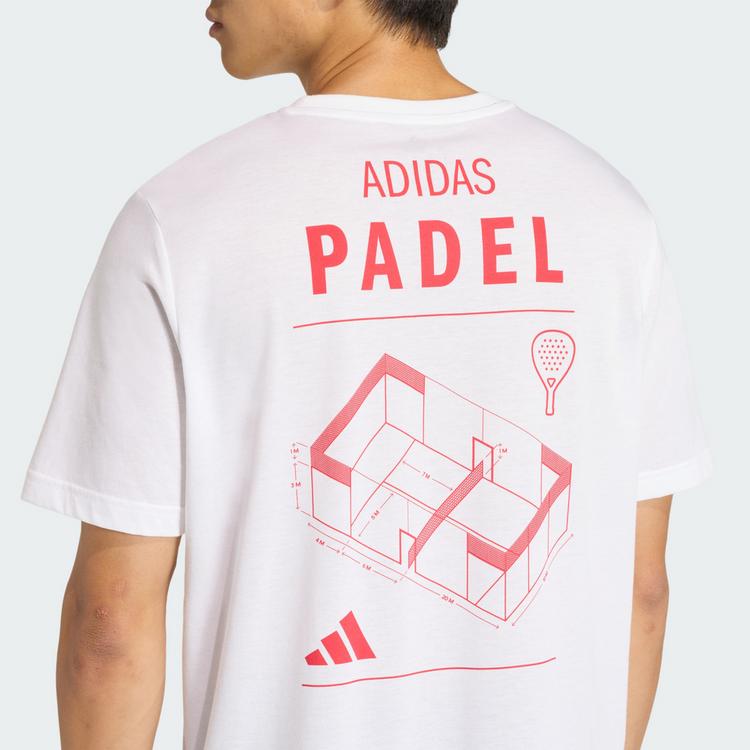 adidas adidas Padel Category Graphic T-Shirt T-Shirt Herren - White - 1 | SportScheck