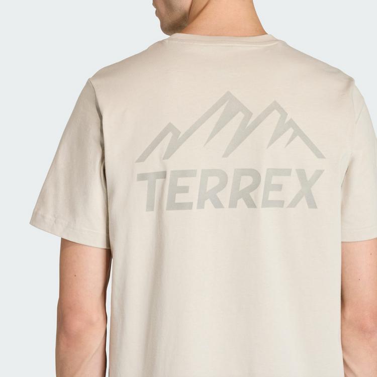 adidas adidas TERREX MOUNTAIN T-SHIRT MIT GRAFIK Kletterschuhe Herren - Beige - 0 | SportScheck