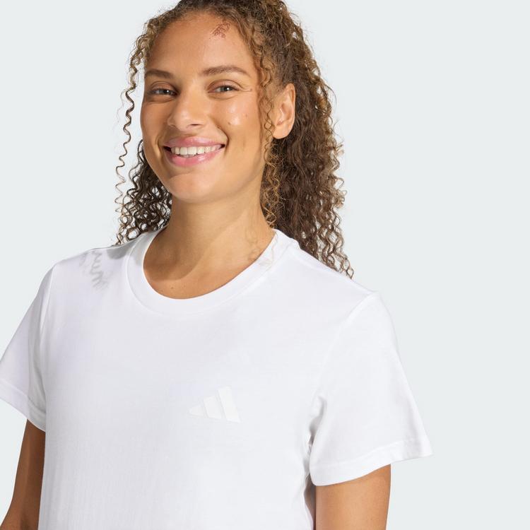 adidas adidas TERREX MOUNTAIN GRAFIK T-SHIRT Slipper Damen - White - 0 | SportScheck