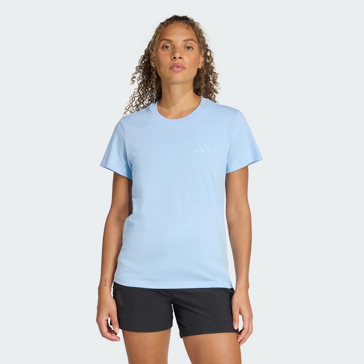 adidas adidas TERREX MOUNTAIN GRAFIK T-SHIRT Slipper Damen - Glow Blue - 0 | SportScheck