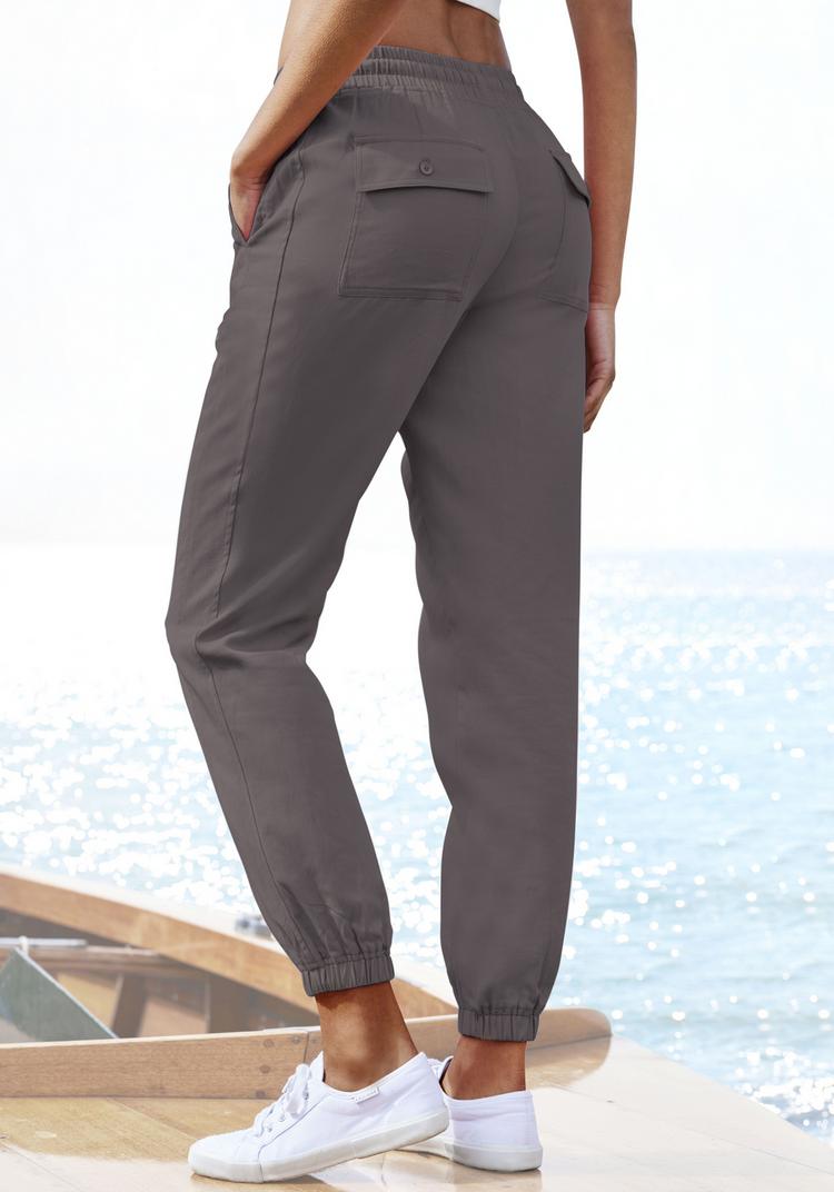 Lascana Lascana Schlupfhose Stoffhose Damen - anthrazit - 0 | SportScheck