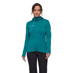 Rückansicht von Mammut Aconcagua Light Hooded Fleecejacke Damen deep teal