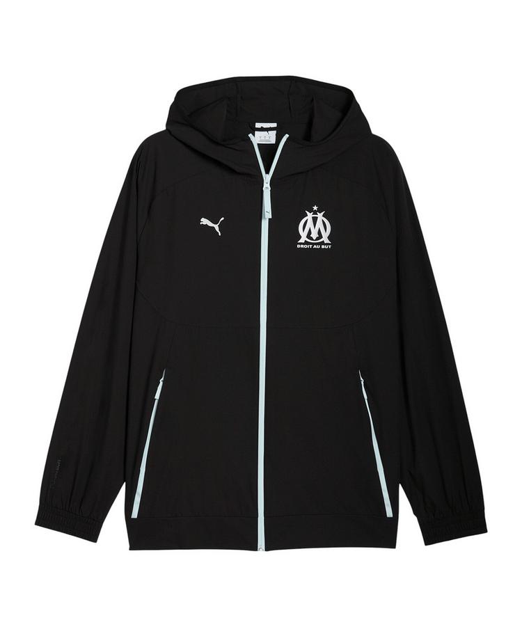 PUMA PUMA Olympique Marseille Pumatech Woven Jacke Trainingsjacke Herren - schwarz - 0 | SportScheck