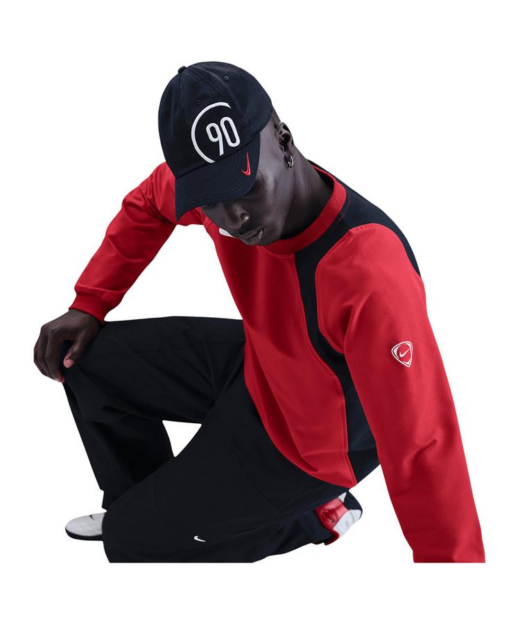 Nike Nike Total 90 Repel Sweatshirt Funktionssweatshirt Herren - rotschwarz - 2 | SportScheck