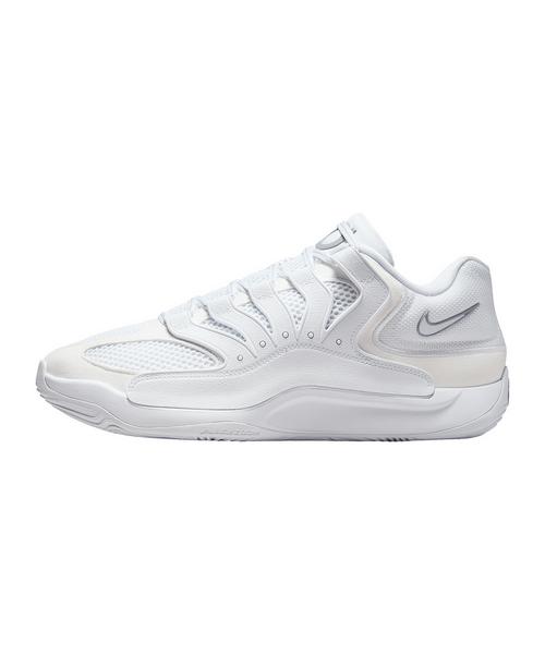 Nike KD18 Triple Wei&szlig; Hallenschuhe Herren