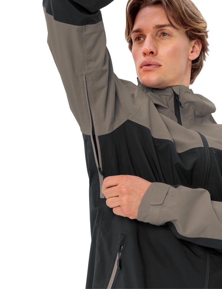 VAUDE VAUDE Men's Moab Rain Jacket Fahrradjacke Herren - coconut - 1 | SportScheck