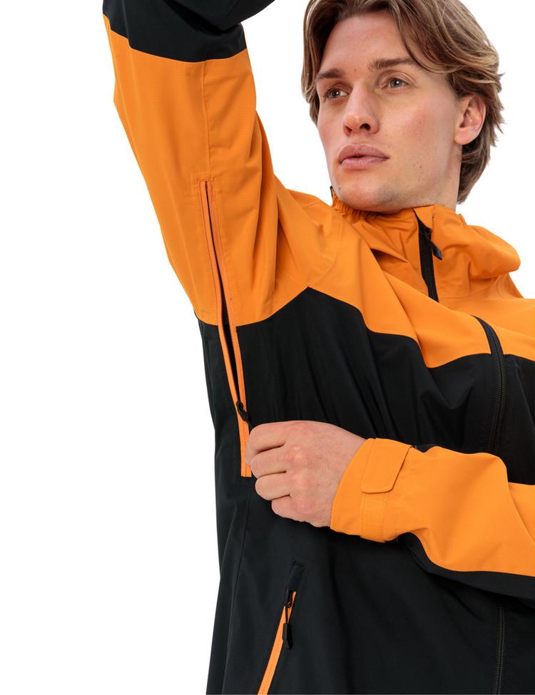 VAUDE VAUDE Men's Moab Rain Jacket Fahrradjacke Herren - kurkuma - 1 | SportScheck