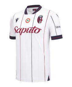 macron FC Bologna Trikot Away 2025/2026 Weiß Fußballtrikot Herren weiss