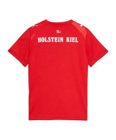 Rückansicht von PUMA Holstein Kiel Trikot Away 2025/2026 Kids Fußballtrikot Kinder rot