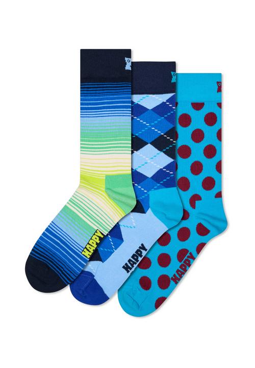 Happy Socks 3-Pack Geometric Socks Socken