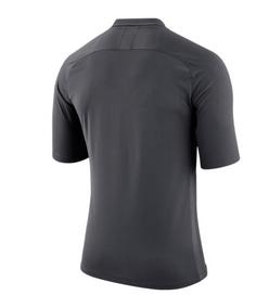 Rückansicht von Nike Dry Referee Trikot kurzarm Fu&szlig;balltrikot Herren grau