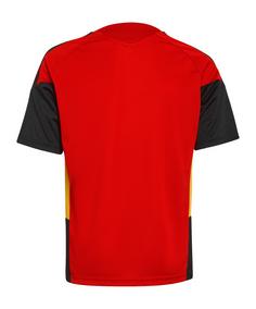 Rückansicht von adidas Belgien Tiro Trainingsshirt Kids Fanshirt Kinder rot