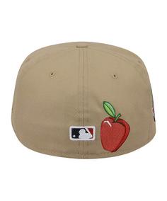 Rückansicht von New Era New York Yankees 59Fifty Cap Beige Cap beige