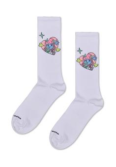 Rückansicht von Happy Socks 3-Pack Teddy Bear Socks Freizeitsocken pink