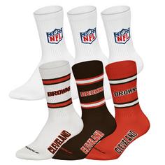 NFL Socken Freizeitsocken Cleveland Browns/Weiß