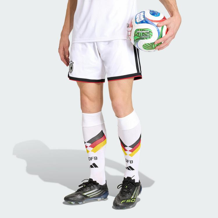 adidas adidas Deutschland 26 Authentic Heimshorts Fu&szlig;ballshorts Herren - White - 0 | SportScheck
