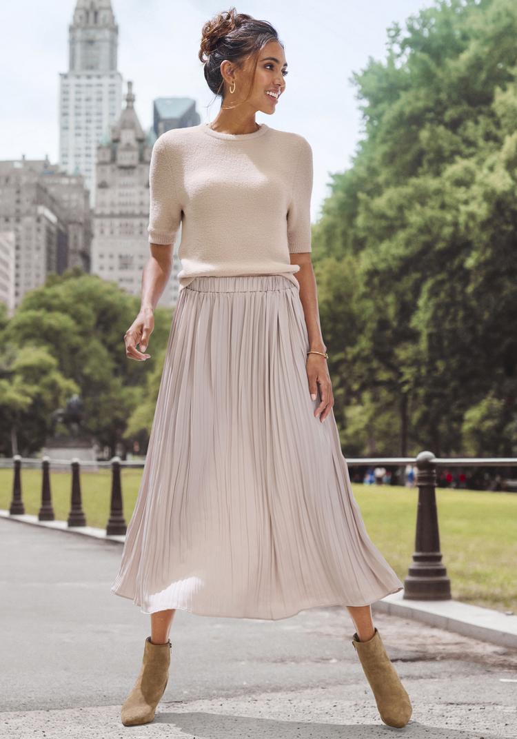 Lascana Lascana Maxirock Maxirock Damen - champagner - 0 | SportScheck