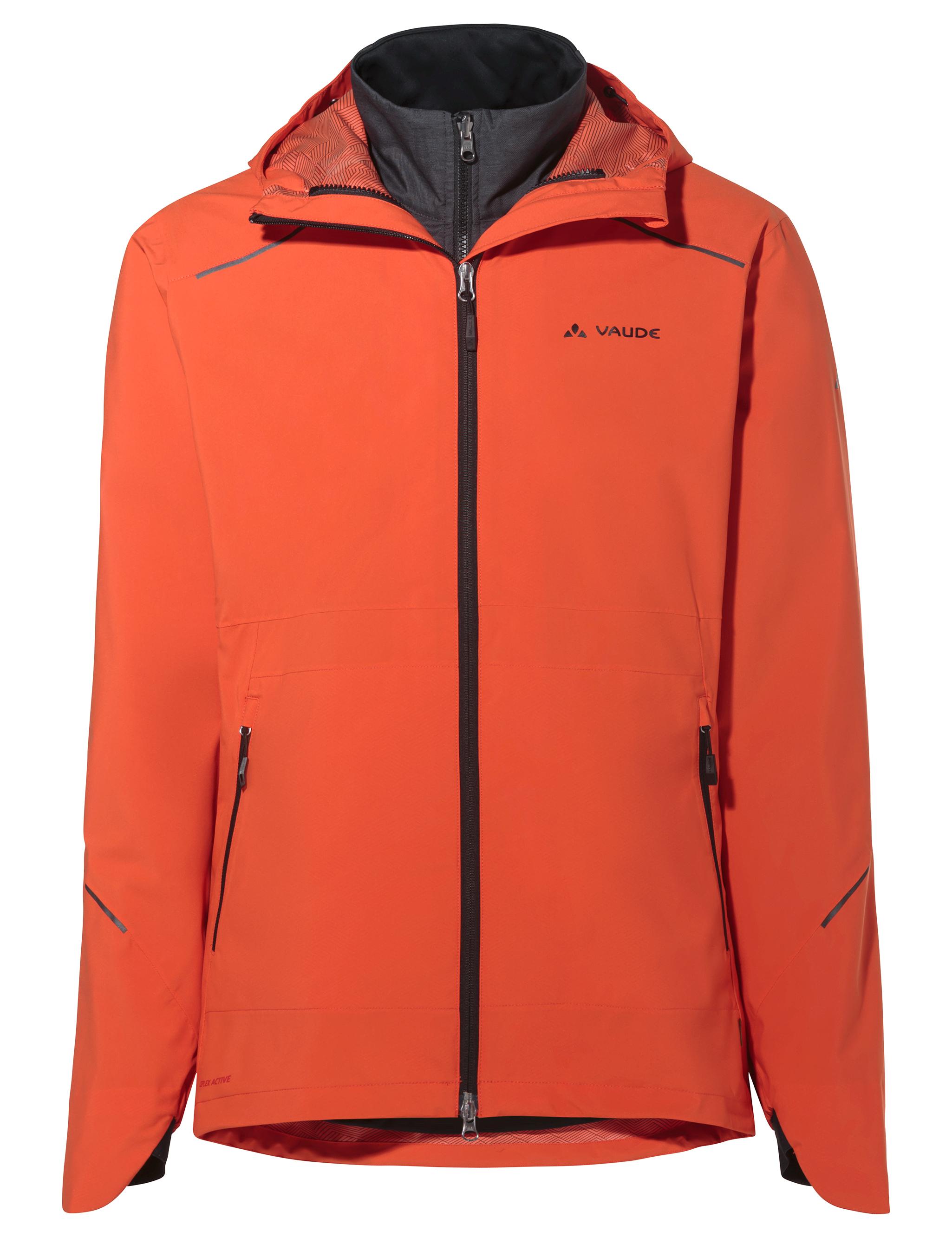 VAUDE Men's Yaras 3in1 Jacket Doppeljacke Herren - glowing red