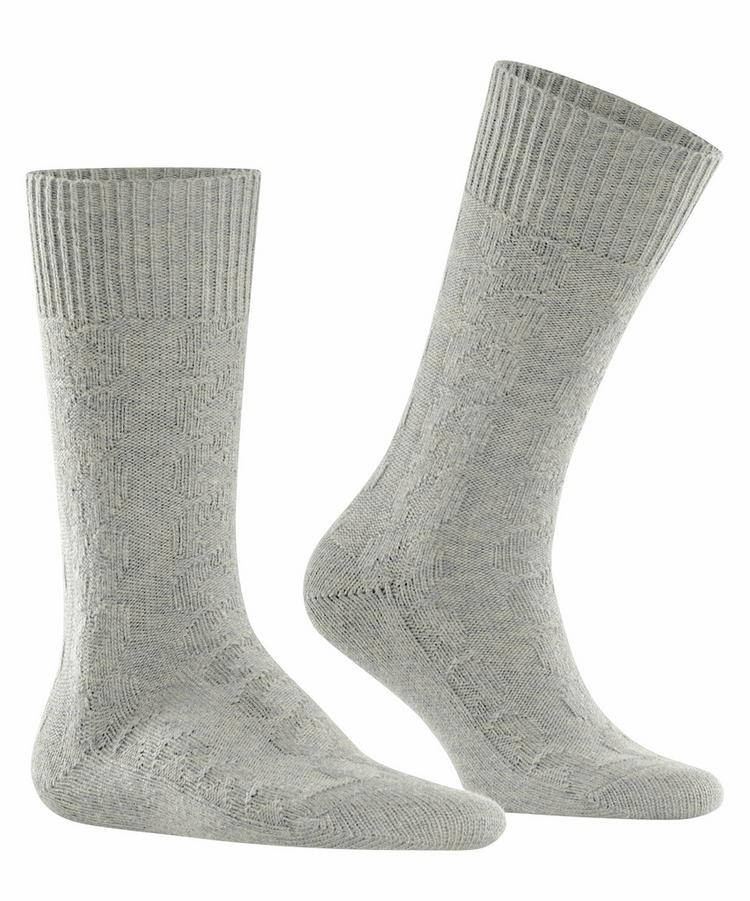 ESPRIT ESPRIT Cable Boot SO Socken Herren - light grey mel. (3845) - 5 | SportScheck