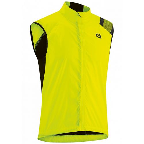 Rückansicht von Gonso Bike Blosko Outdoorweste Herren Gelb