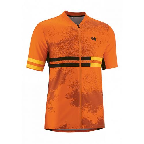 Rückansicht von Gonso Bike Isonzo Fahrradtrikot Herren Rot