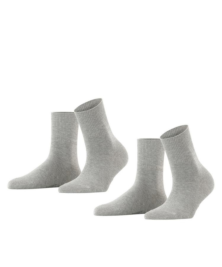 ESPRIT ESPRIT Ribbed Cuff SO  2-Pack Socken Damen - light grey (3400) - 0 | SportScheck