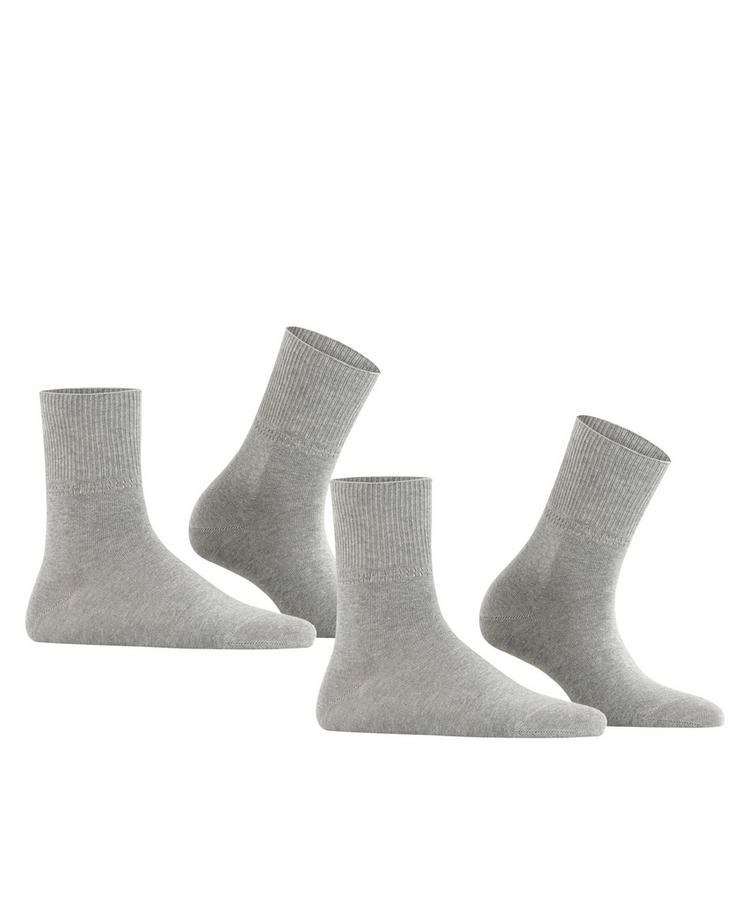 ESPRIT ESPRIT Ribbed Cuff SO  2-Pack Socken Damen - light grey (3400) - 0 | SportScheck