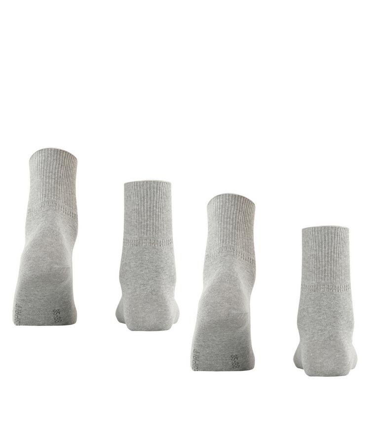ESPRIT ESPRIT Ribbed Cuff SO  2-Pack Socken Damen - light grey (3400) - 0 | SportScheck