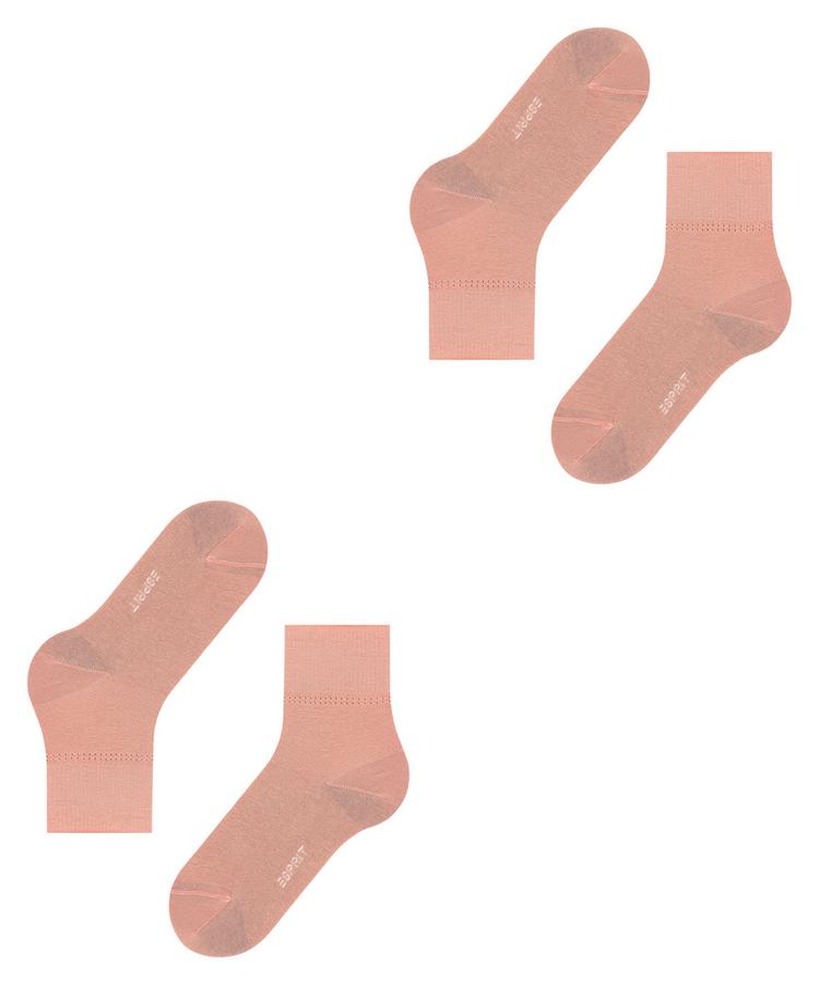 ESPRIT ESPRIT Ribbed Cuff SO  2-Pack Socken Damen - wild rose (8803) - 2 | SportScheck