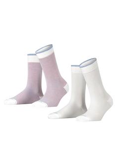 ESPRIT Refined Piqu&eacute; SO  2-Pack Freizeitsocken Damen white (2000)