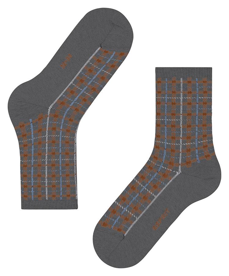 ESPRIT ESPRIT Check SO Socken Damen - dark grey (3070) - 2 | SportScheck